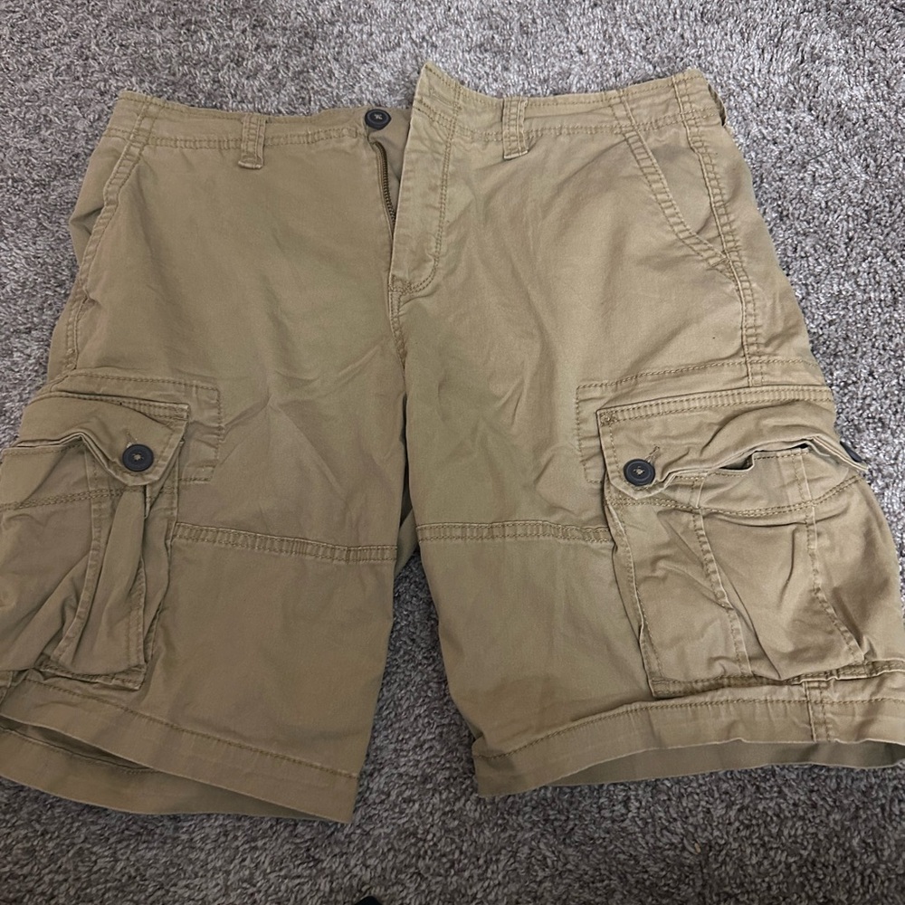 Men's Tan Cargo Shorts